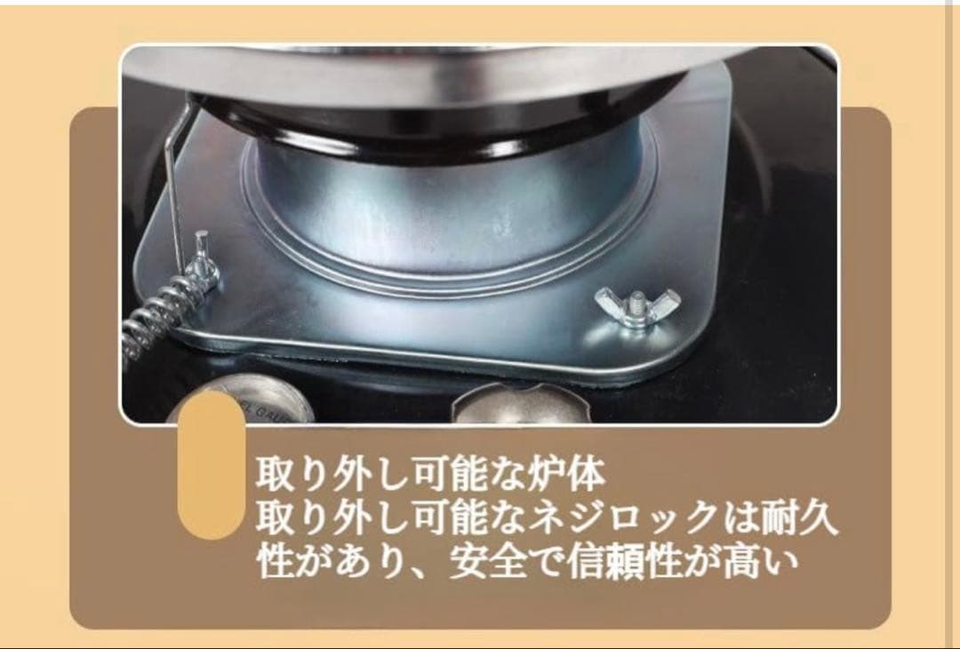美品⭐︎石油ストーブ 対流式 小型石油ヒーター 多機能ストーブ　キャンプ