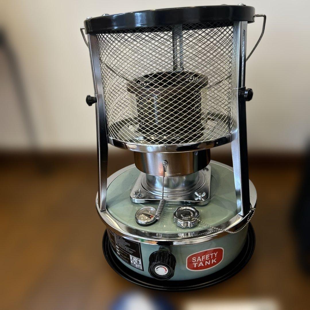 美品⭐︎石油ストーブ 対流式 小型石油ヒーター 多機能ストーブ　キャンプ