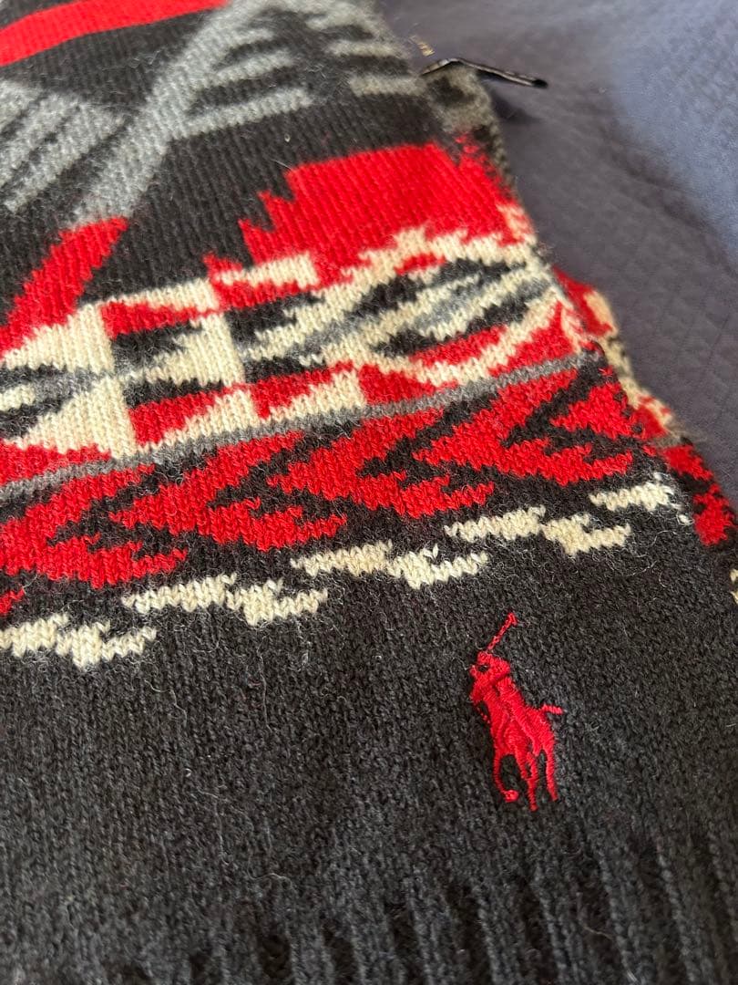 ラルフローレンホーム　ブランケット　ひざ掛け ネイティブ柄