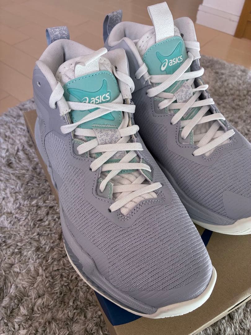 ASICS NOVA SURGE3 グレー ハイカット バスケットシューズ