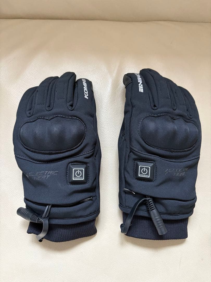 KOMINE 電熱グローブ ブラック　Lサイズ