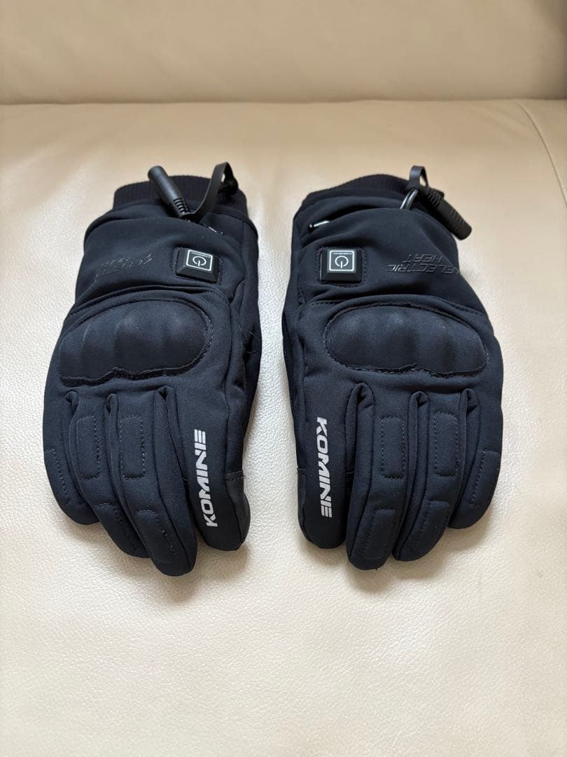 KOMINE 電熱グローブ ブラック　Lサイズ