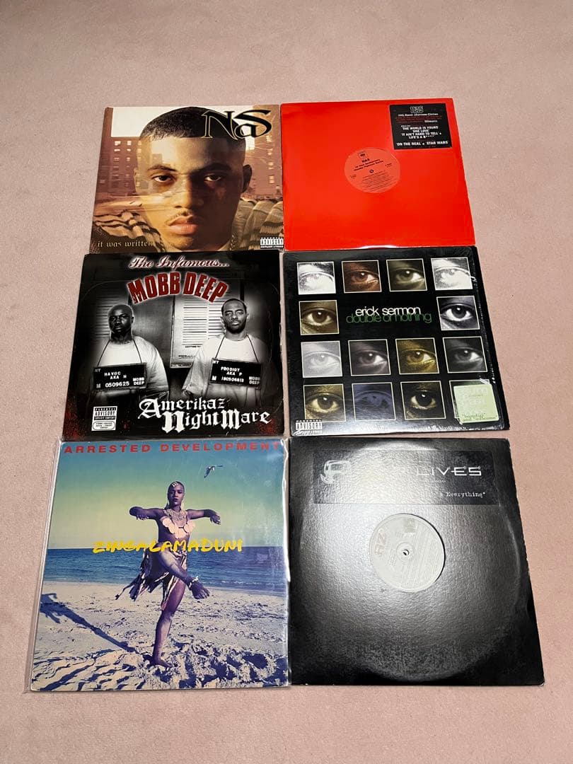 HIPHOP LP 6枚セット　オリジナル盤