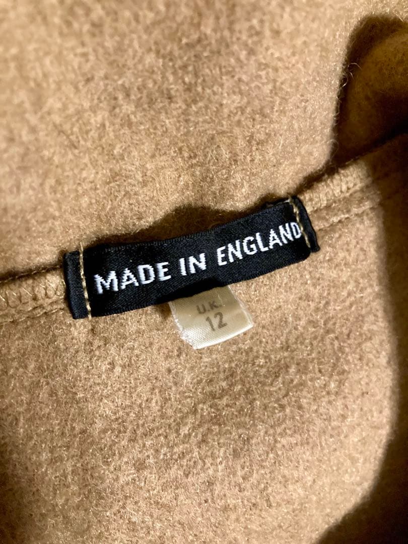 チベット　モンゴメリー　ダッフルコート　キャメル　イングランド製　M