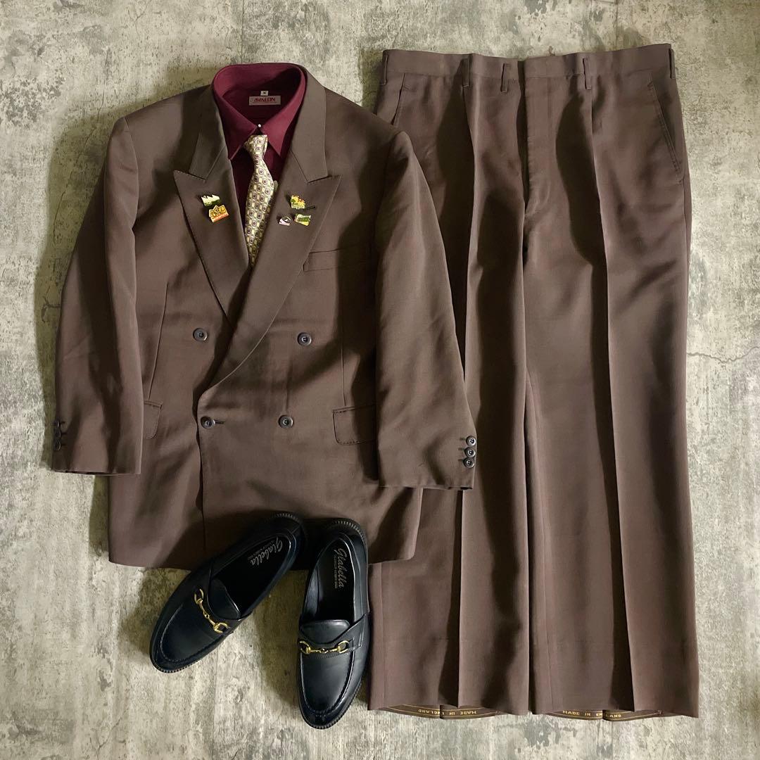 80's Vintage DORMEL × OLD GUCCI ダブルスーツ