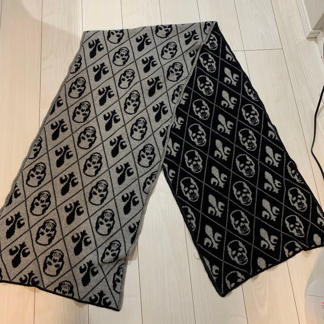 lucien pellat-finet スカルデザインカシミアマフラー