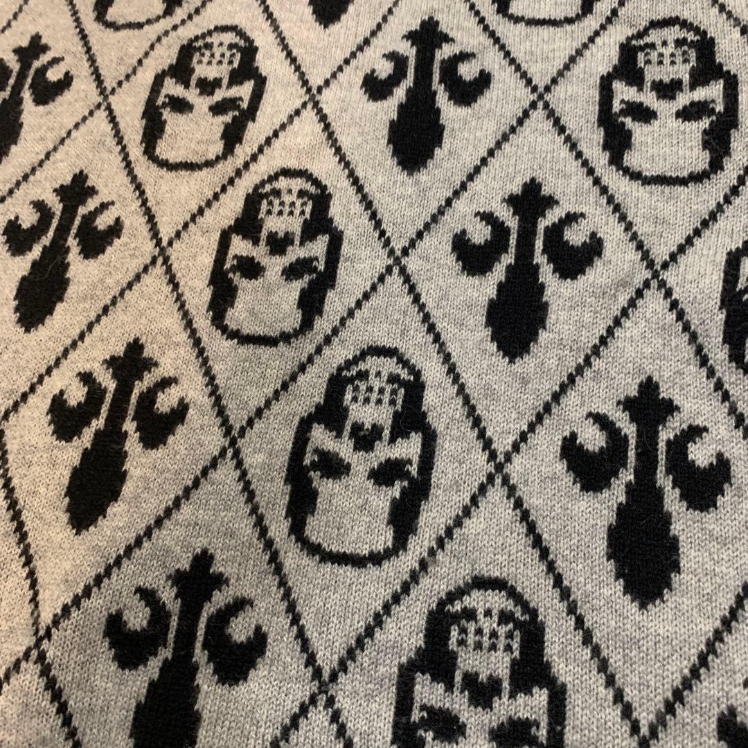 lucien pellat-finet スカルデザインカシミアマフラー