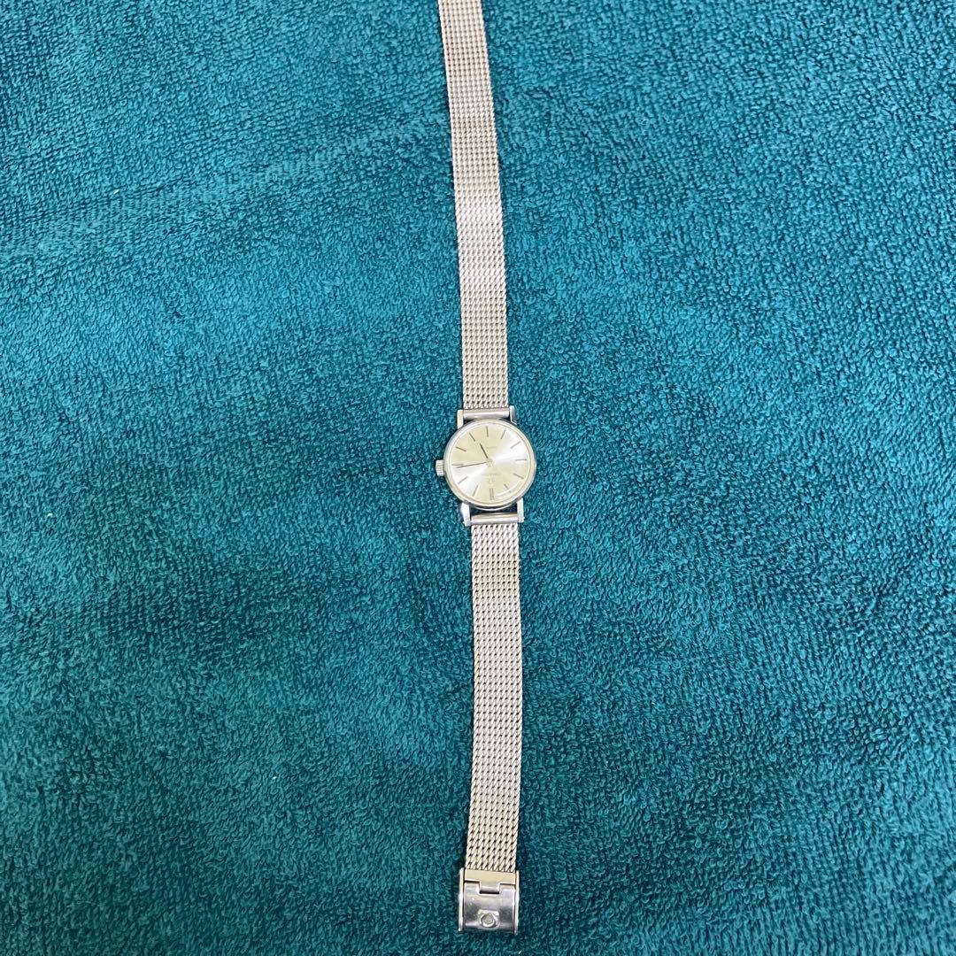 OMEGA ジュネーブラウンドレディース手巻き時計