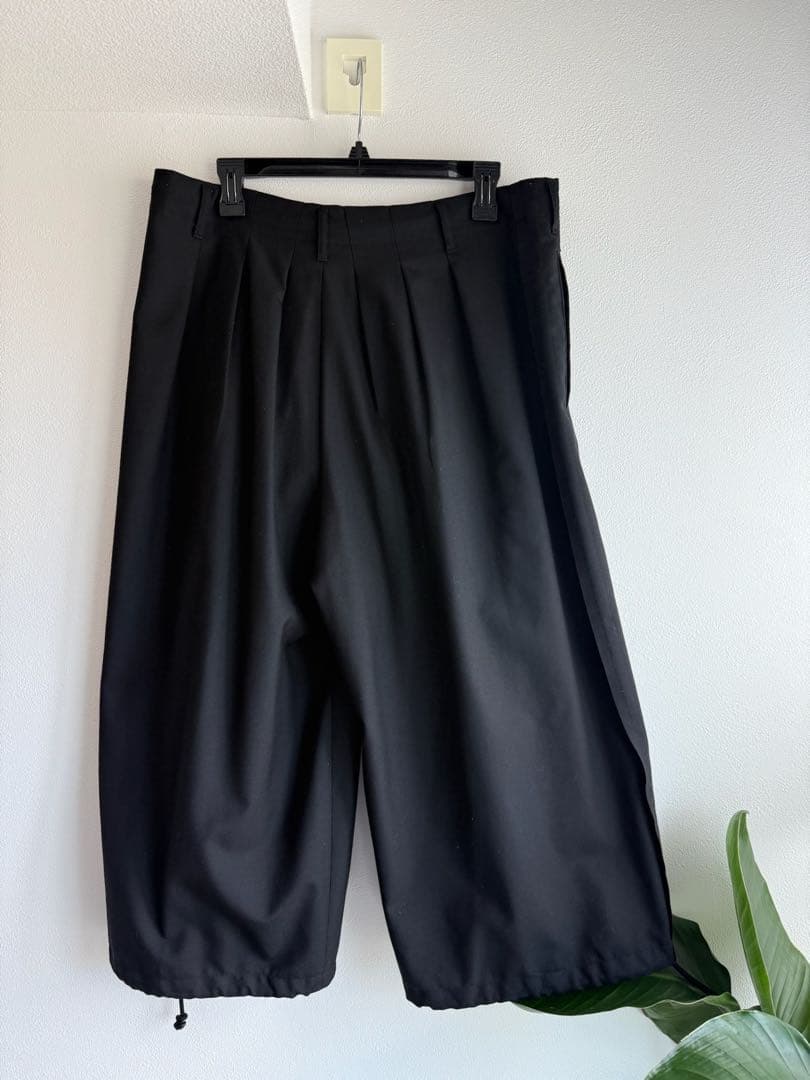 グラウンドY サルエルパンツ ブラック ドロップクロッチ 美品