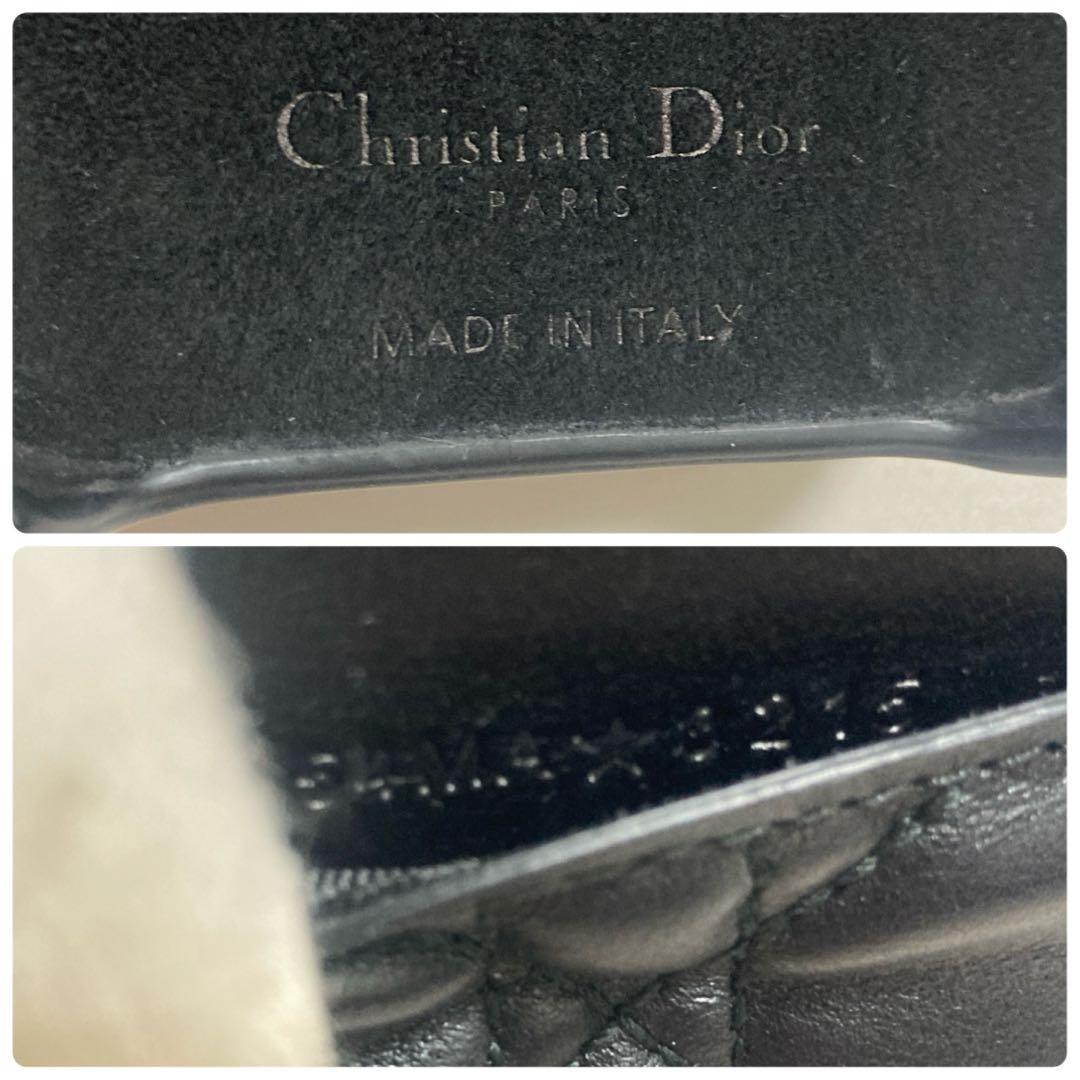 最新機種！極美品✨Dior　LADY DIOR　iPhone16ケース　羊革　黒