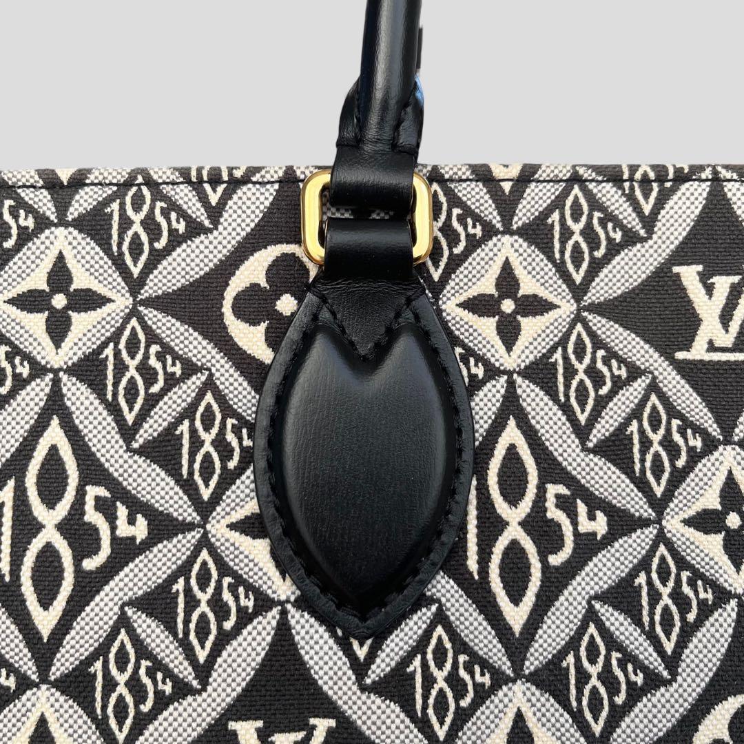 美品 ルイヴィトン オンザゴー GM モノグラム ジャガード トートバッグ