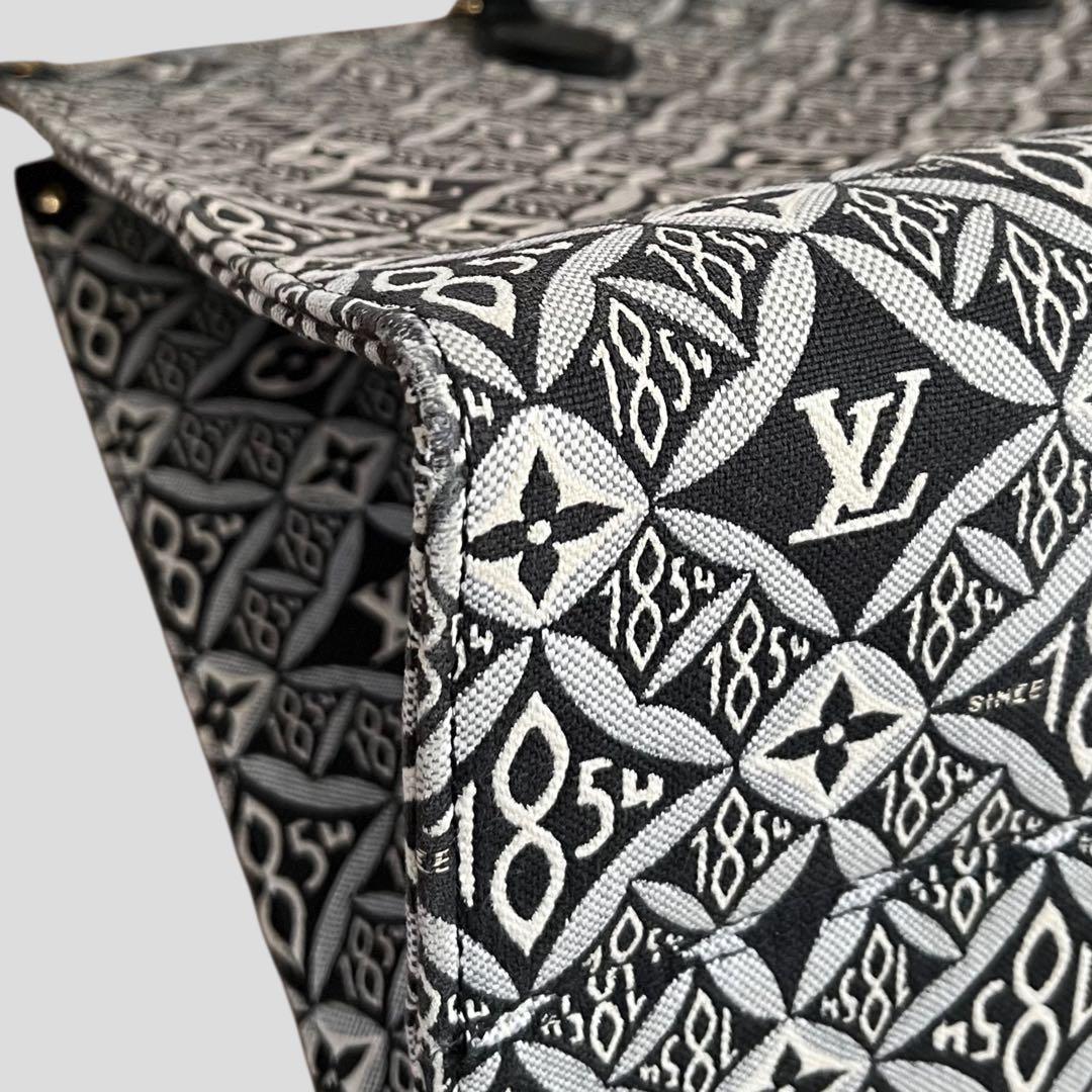 美品 ルイヴィトン オンザゴー GM モノグラム ジャガード トートバッグ