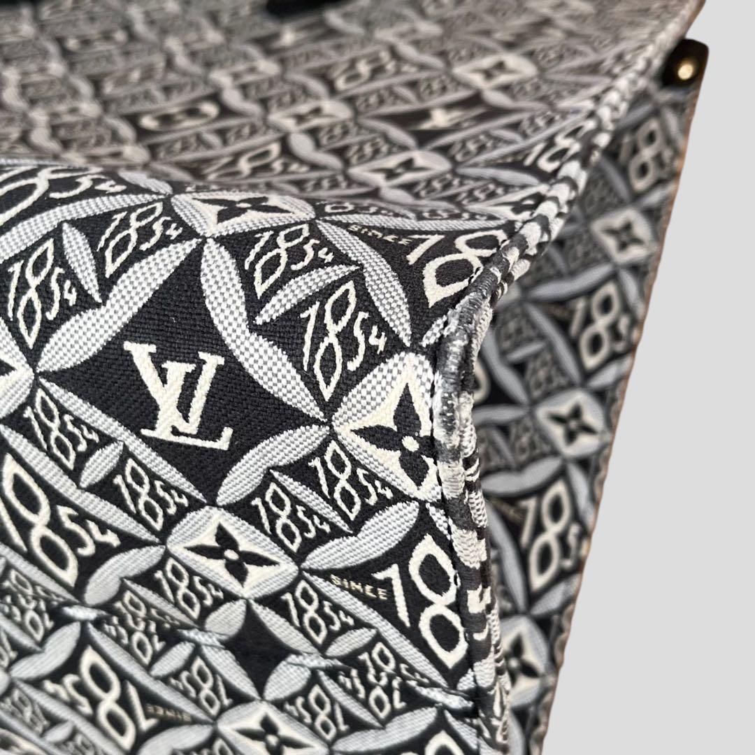 美品 ルイヴィトン オンザゴー GM モノグラム ジャガード トートバッグ