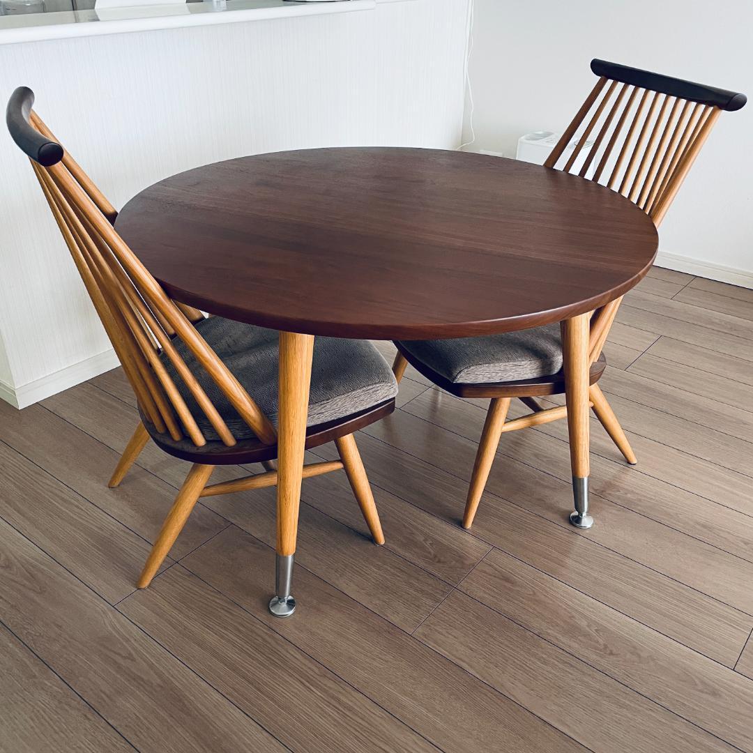 柏木工 CIVIL シビル ウォールナット オーク ダイニング3点セット