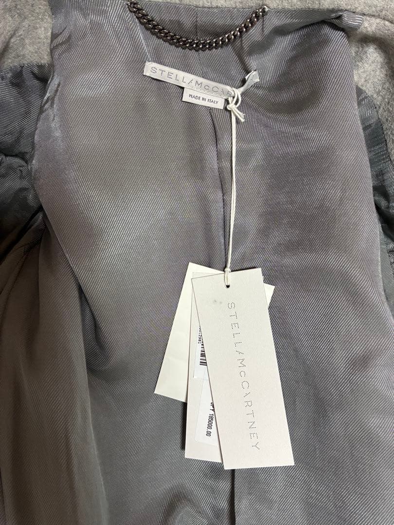新品未使用品 ステラマッカートニー チェスターコート グレー