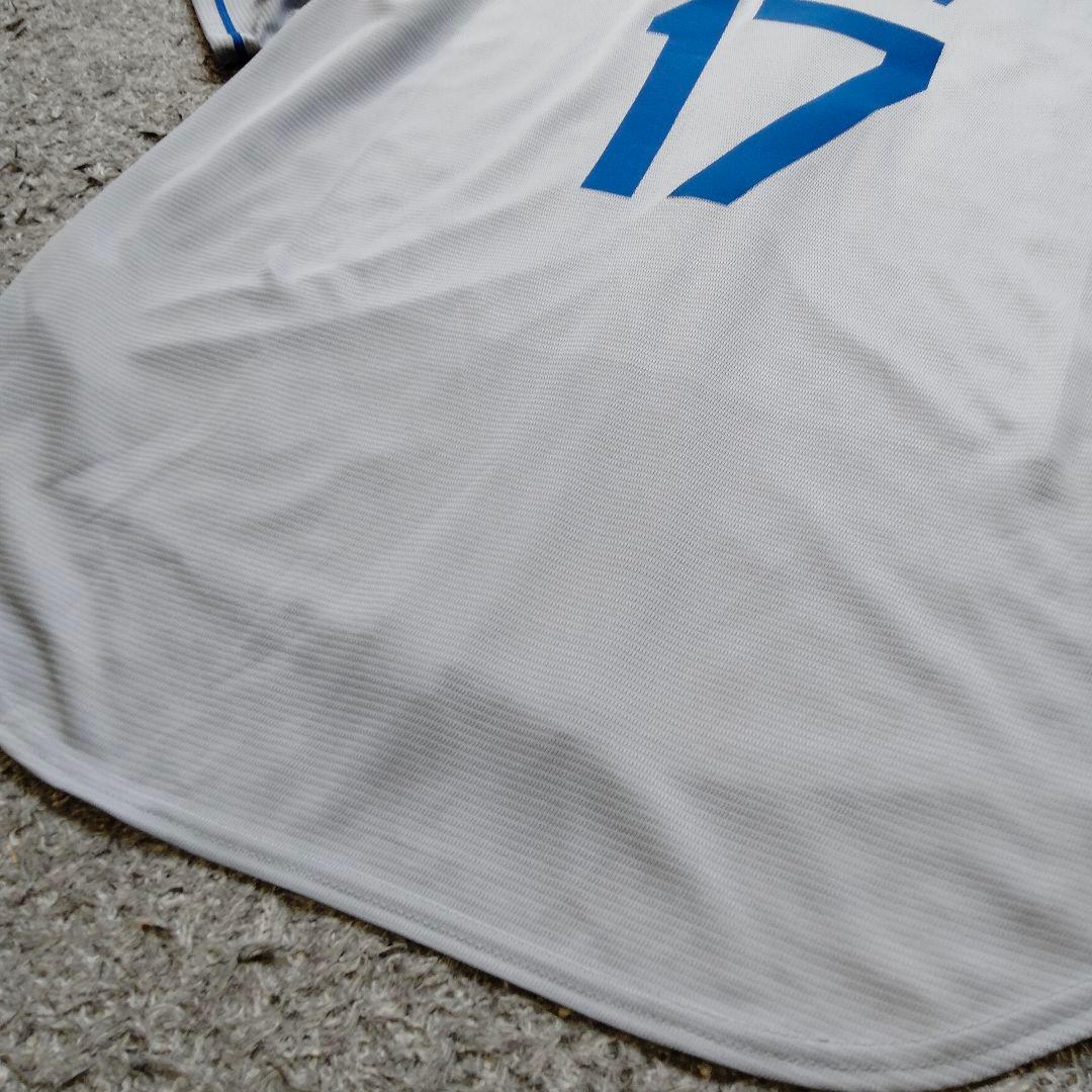 【美品】ドジャース 大谷翔平 #17 レプリアユニホーム ロード グレー XXL