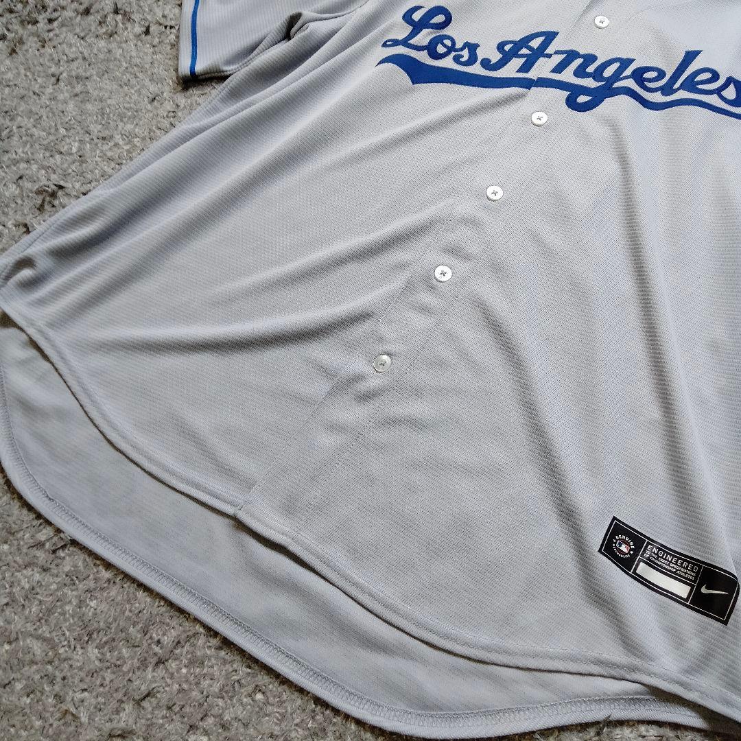 【美品】ドジャース 大谷翔平 #17 レプリアユニホーム ロード グレー XXL