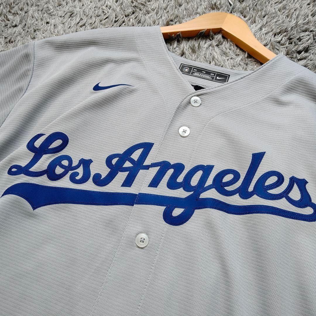 【美品】ドジャース 大谷翔平 #17 レプリアユニホーム ロード グレー XXL