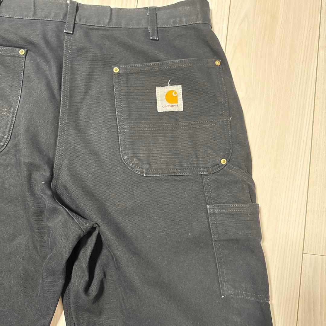 Carhartt ダブルニー ブラック W36 ダックパンツ