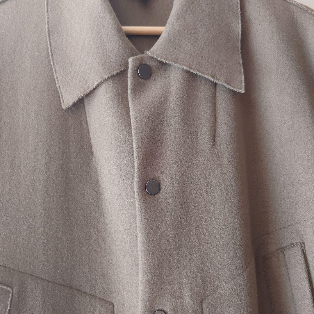 アンデコレイテッドマン　ウール カシミヤ　コート　カーキ　日本製