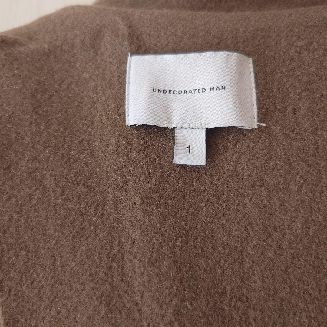 アンデコレイテッドマン　ウール カシミヤ　コート　カーキ　日本製