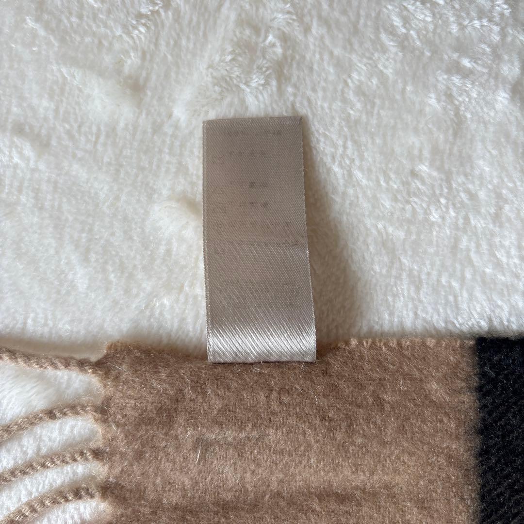 バーバリー☆チェック　カシミヤスカーフ☆アーカイブベージュ