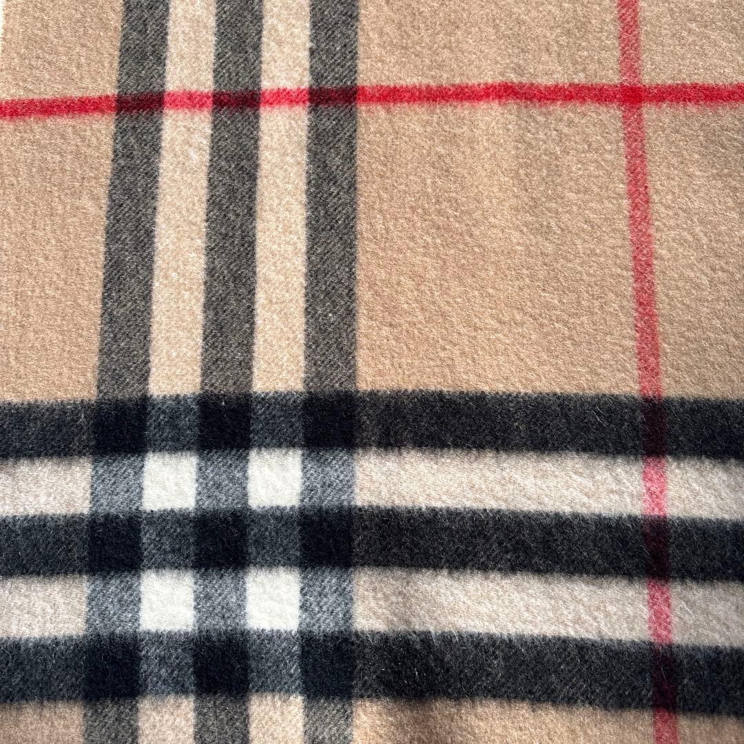バーバリー☆チェック　カシミヤスカーフ☆アーカイブベージュ