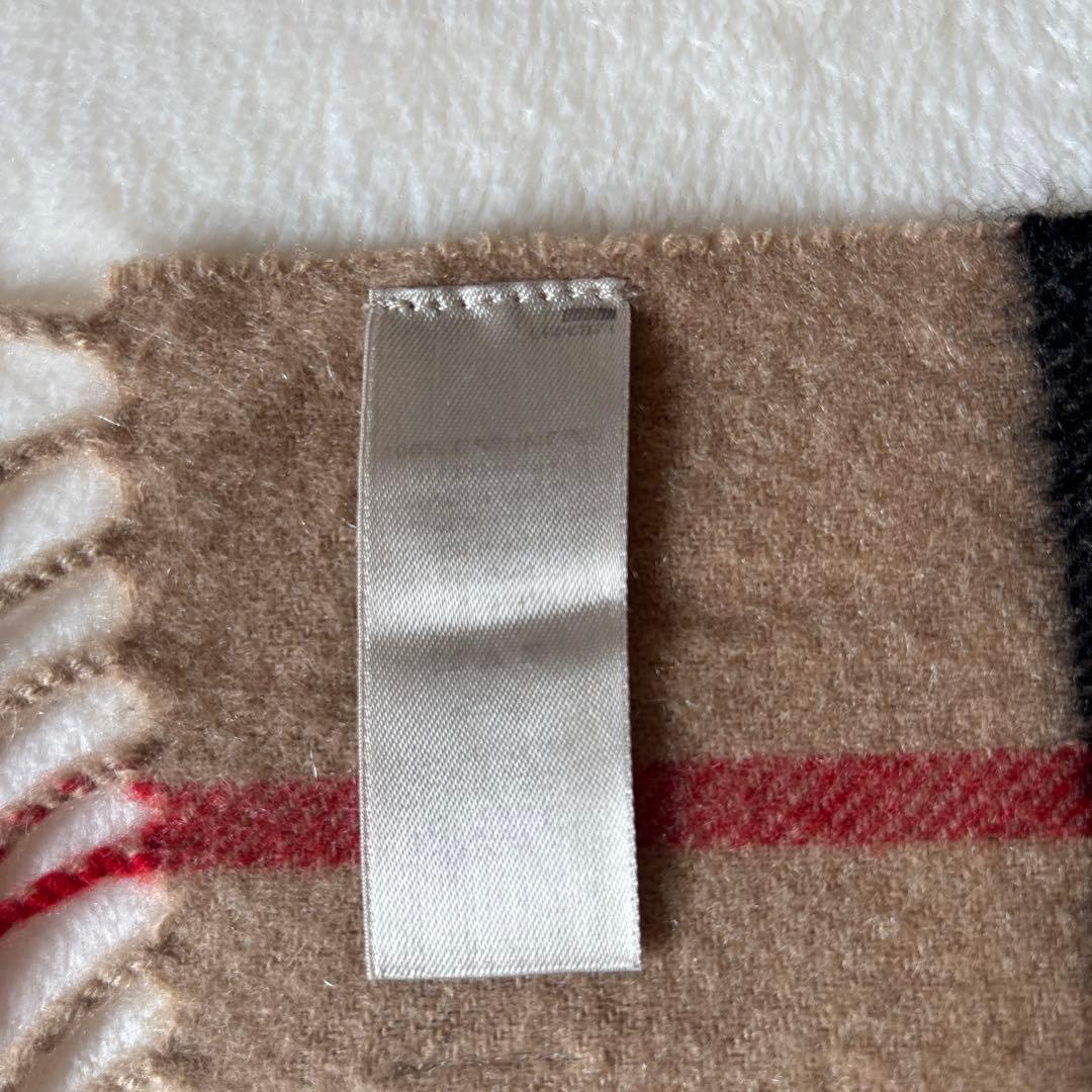 バーバリー☆チェック　カシミヤスカーフ☆アーカイブベージュ