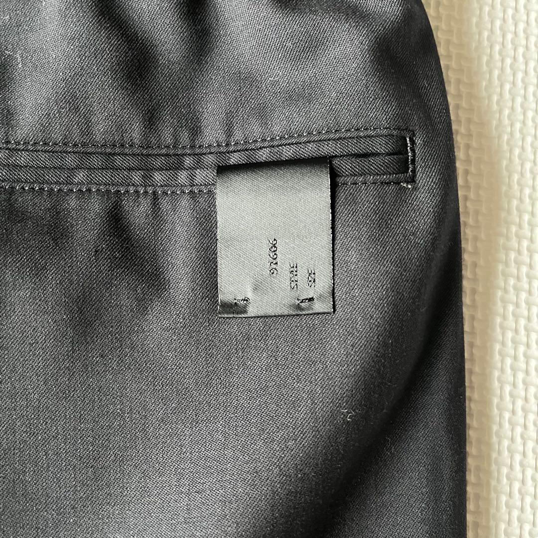 美品 N.HOOLYWOOD イージータックスラックス 38黒 トロピカルウール