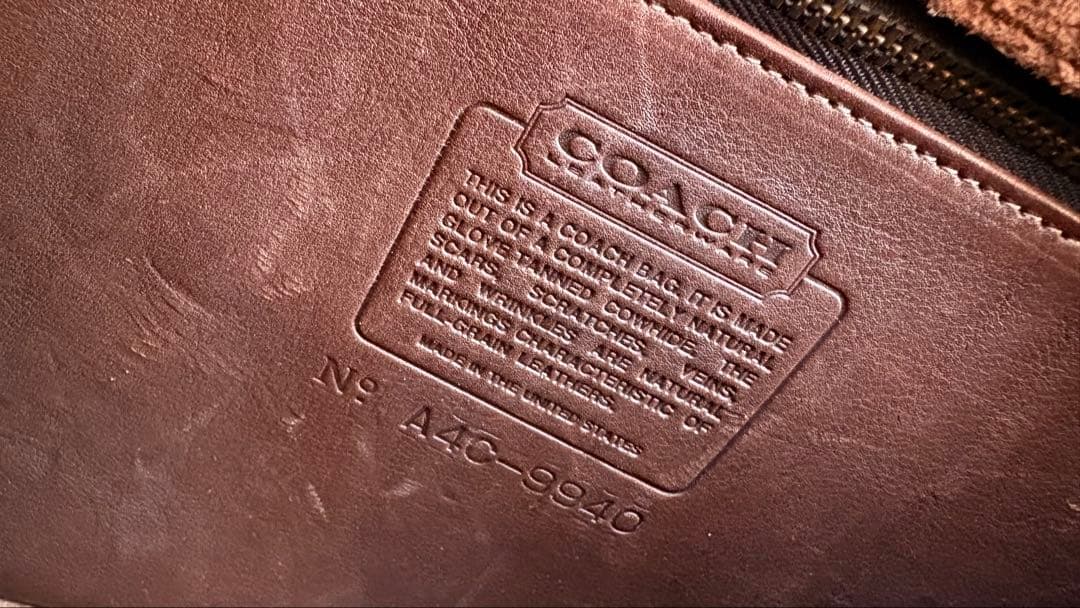 オールドコーチ 2WAY レザーバッグ