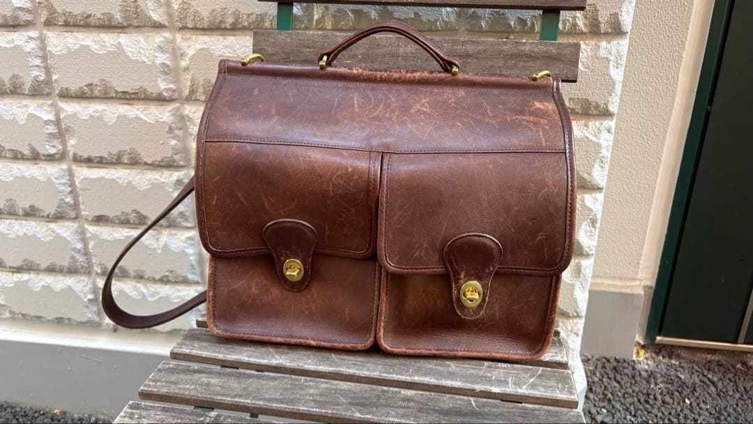 オールドコーチ 2WAY レザーバッグ
