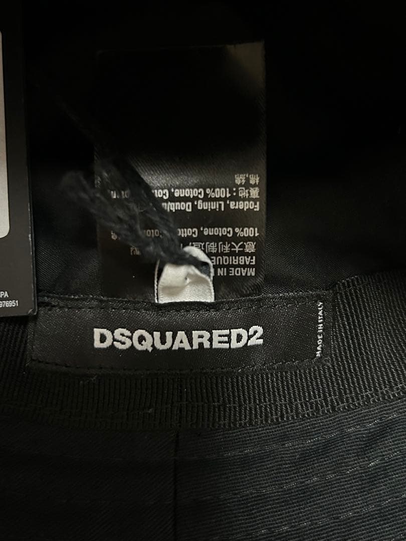 新品 DSQUARED2 icon バケットハット　帽子　キャップ L