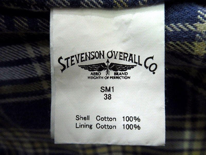 スティーブンソンオーバーオール ストックマン デニム カウボーイ ジャケット