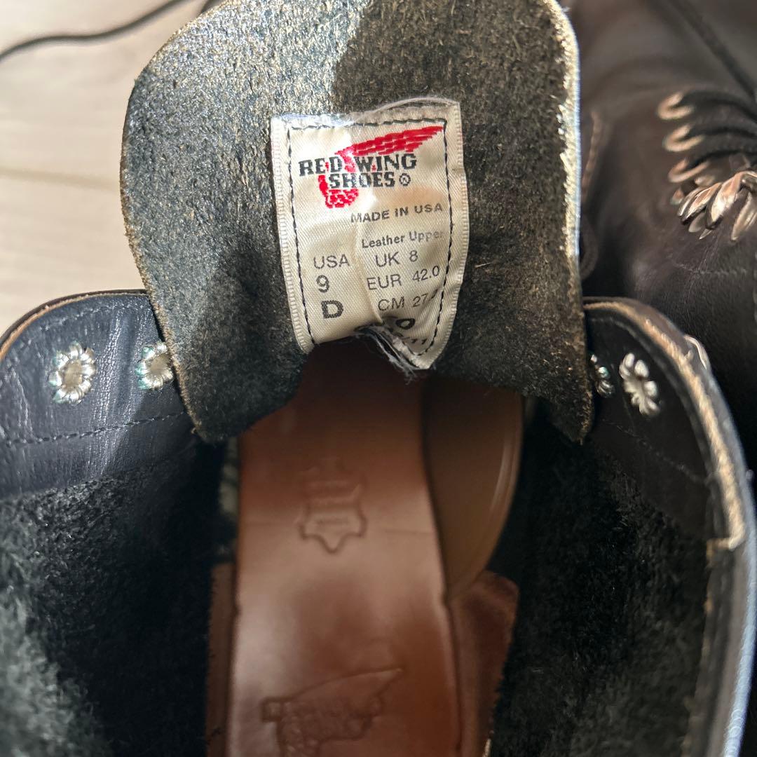 【REDWING★レッドウィング】8165★ブラックus9D27㎝ワークブーツ