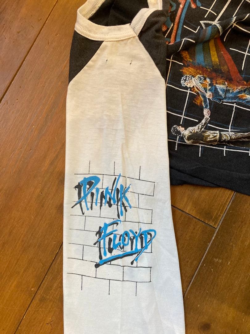 Pink Floyd ピンクフロイド七分袖Tシャツ グラフィックプリントロックT
