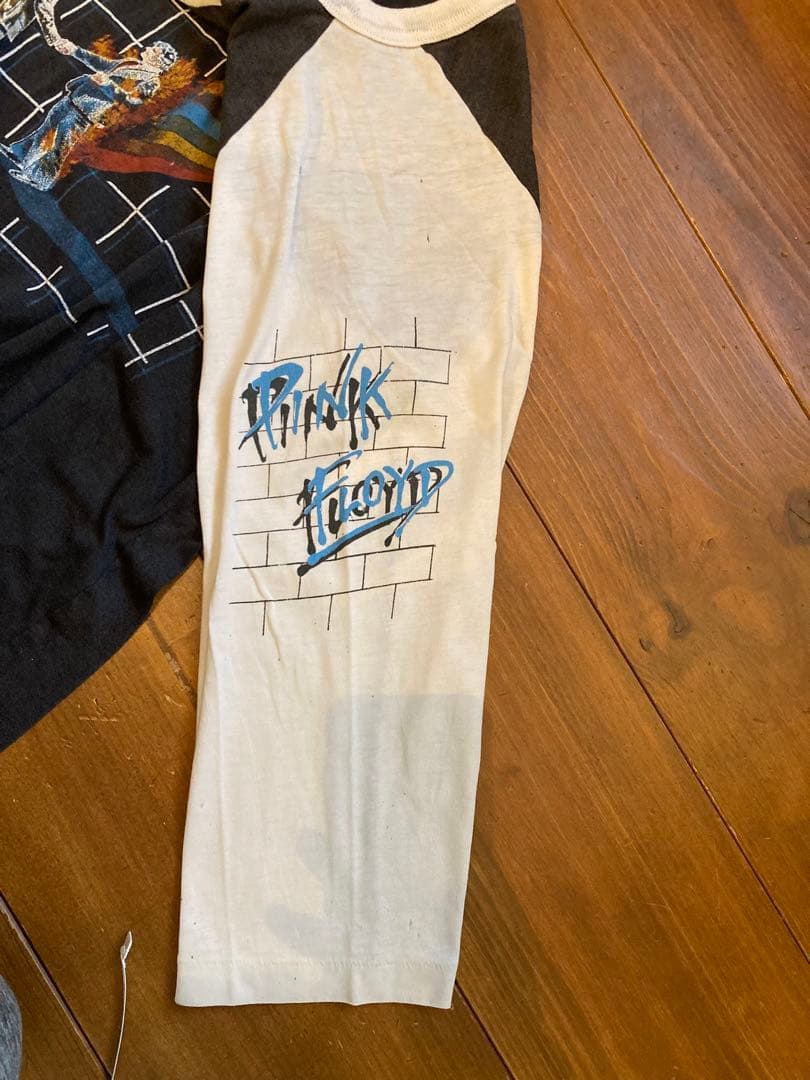 Pink Floyd ピンクフロイド七分袖Tシャツ グラフィックプリントロックT