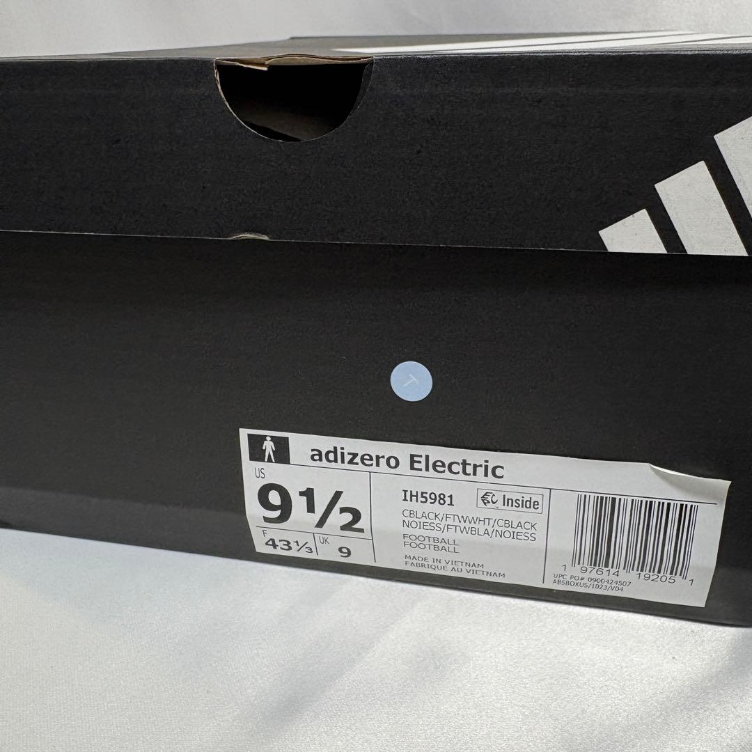 Adizero Electric Ⅱ Cleats BLK/WHT 27.5　T