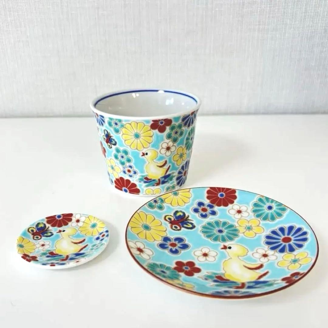 【12/13まで出品】フェイラー　ハイジ　九谷焼　梅菊