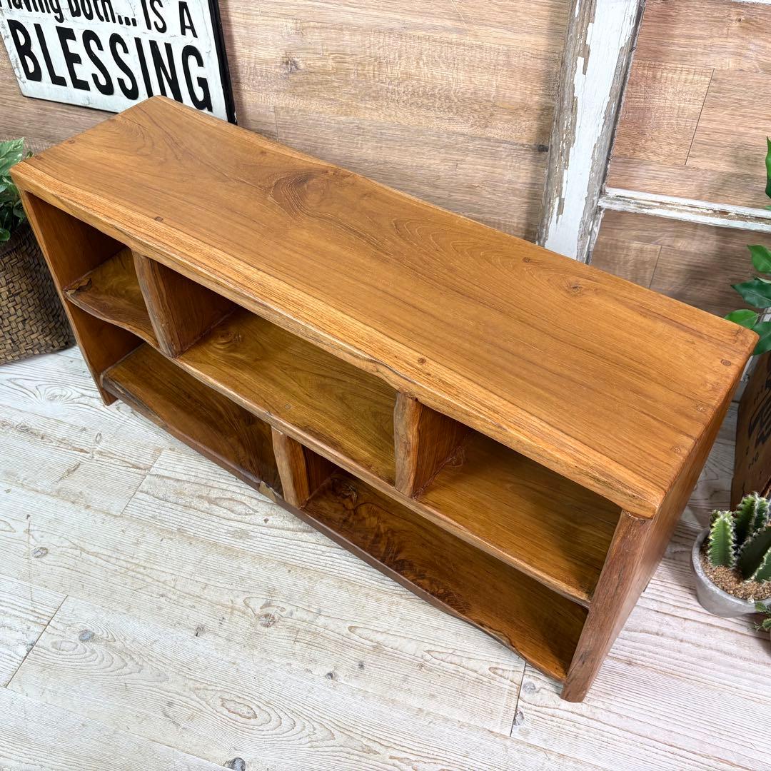 オールドチーク天然無垢材ナチュラルウッドテレビ台サイドボード飾り棚テーブル木製