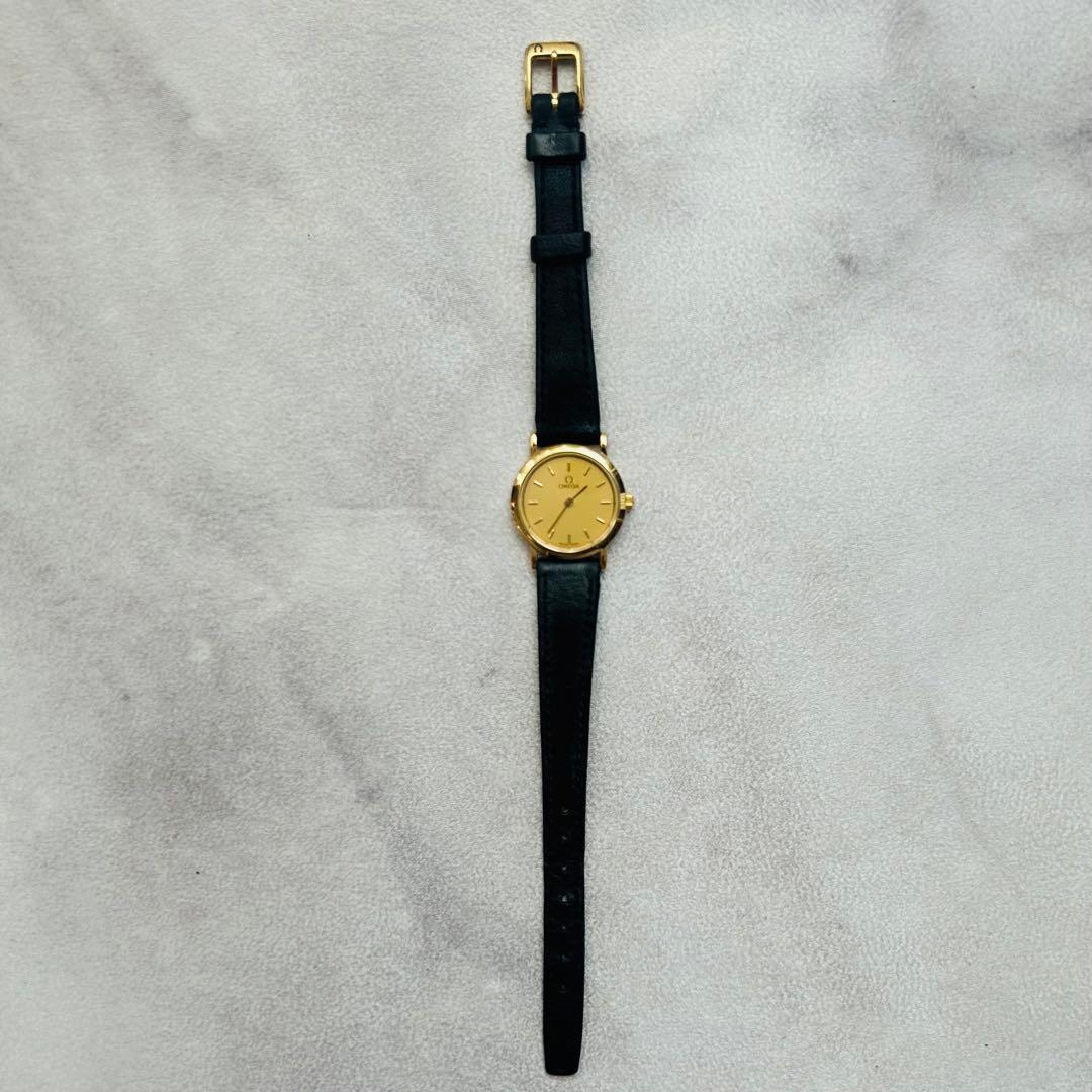 オメガ　デヴィル　レディース　クォーツ　オメガ製箱付き