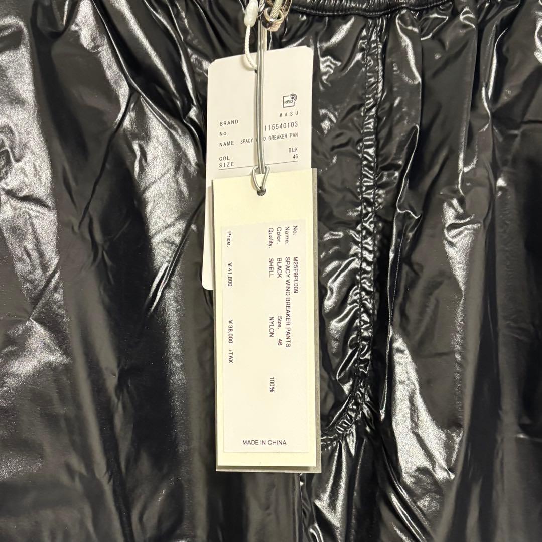 パンツ MASU SPACY WIND BREAKER PANTS(BLACK) 46