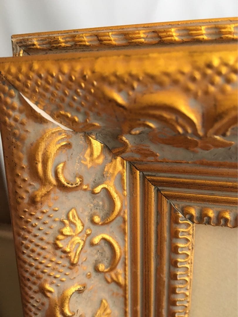 ジュール・ジェームス・ルージェロン 印刷画　絵画額縁 高級 アンティーク