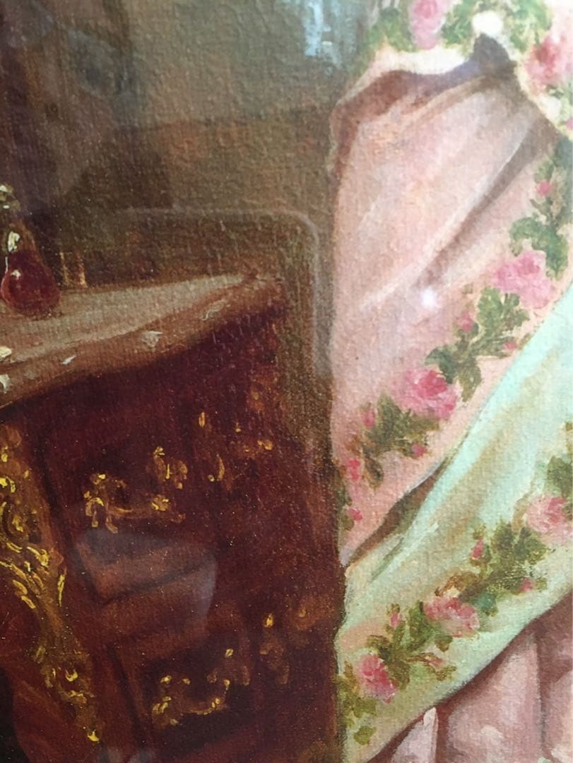 ジュール・ジェームス・ルージェロン 印刷画　絵画額縁 高級 アンティーク