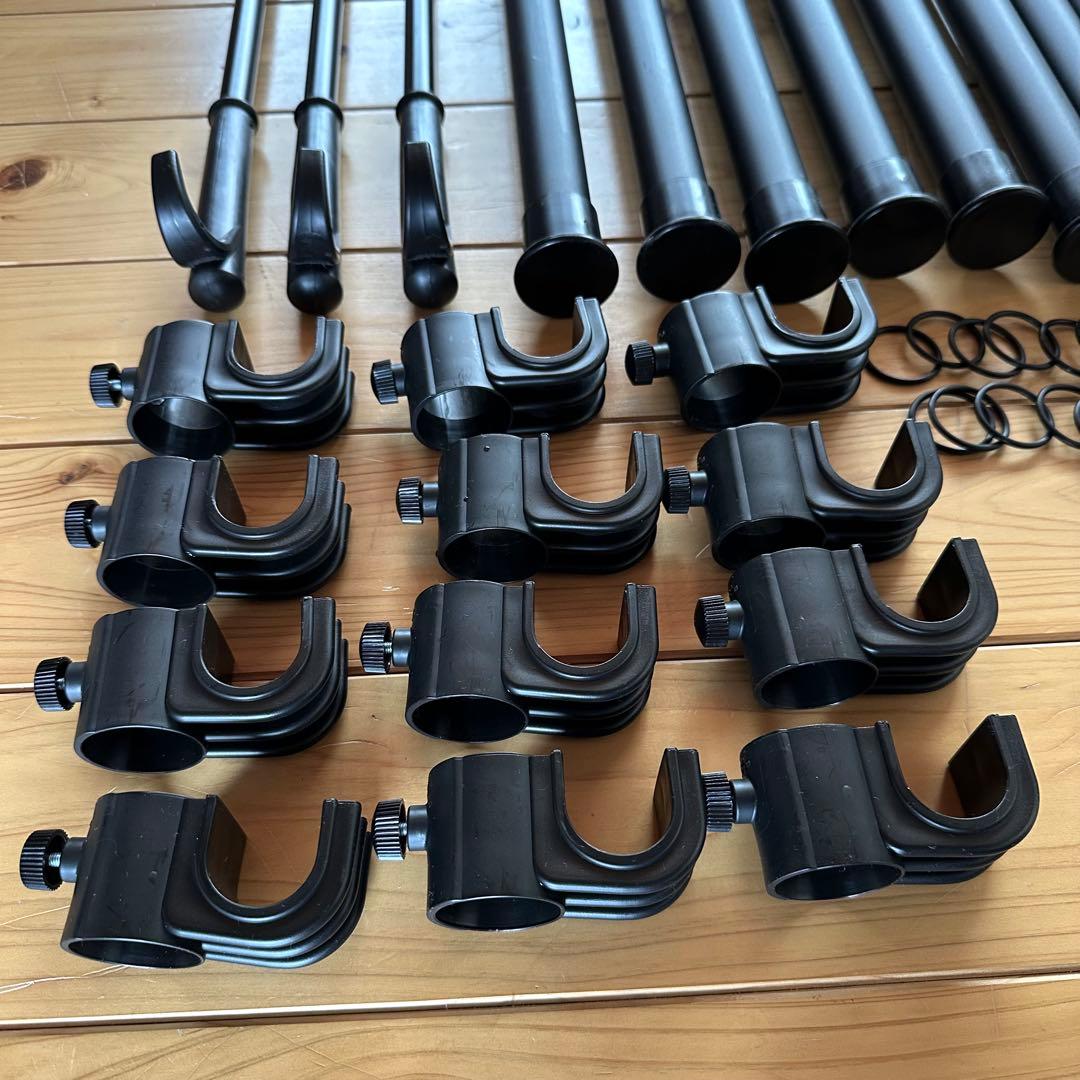 山善 YAMAZEN 突っ張りポールハンガーダブル WJ-775M ×3台セット