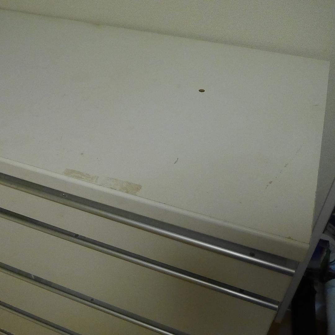 日本製　丸伸 木製 5段チェスト ホワイト 手渡しでしたら1000円！千代田区