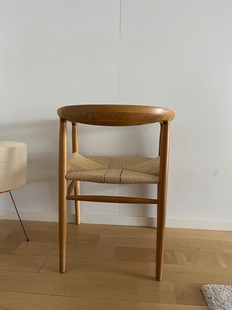 【サウナ】無印良品　オーク材　ペーパーコードチェア