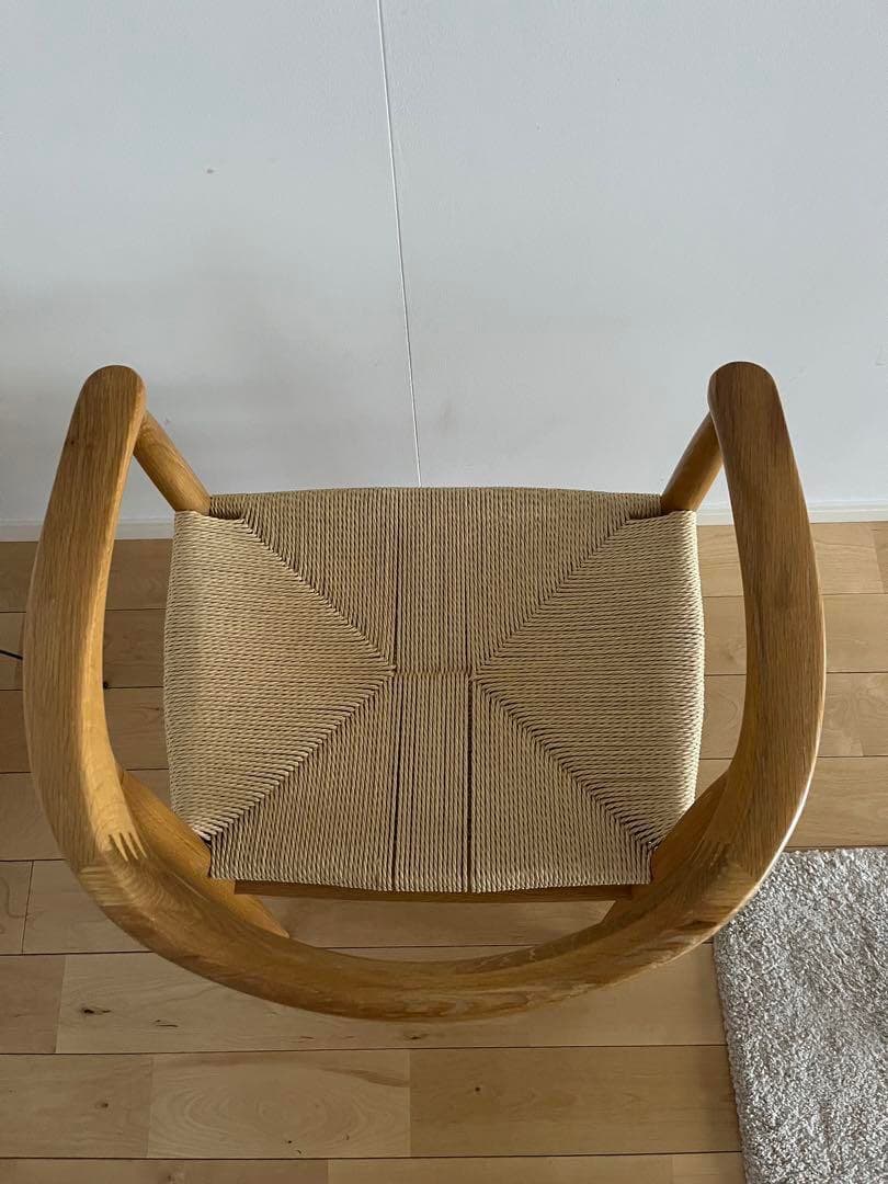 【サウナ】無印良品　オーク材　ペーパーコードチェア