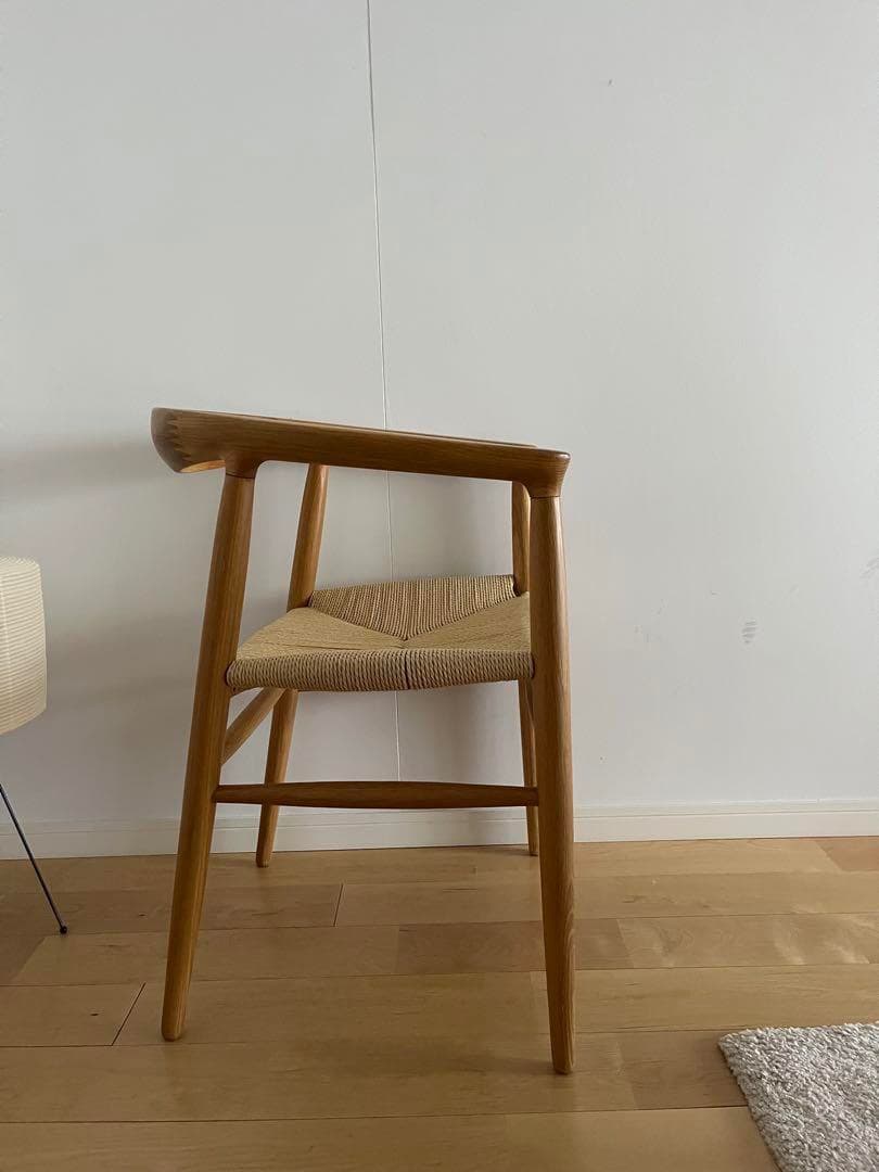 【サウナ】無印良品　オーク材　ペーパーコードチェア
