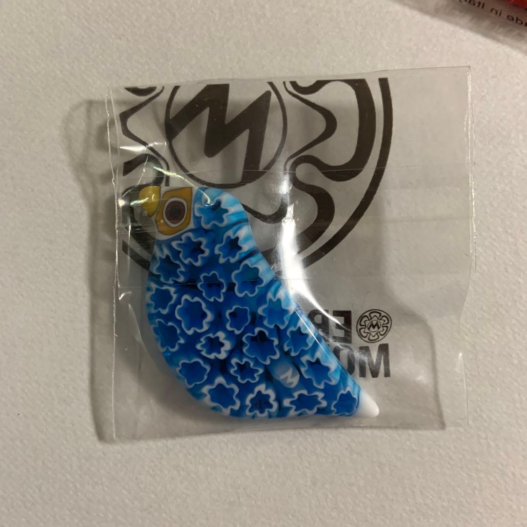 エルコーレモレッティ　ムラーノガラス　ヴェネチアンガラス　鳥　箸置き