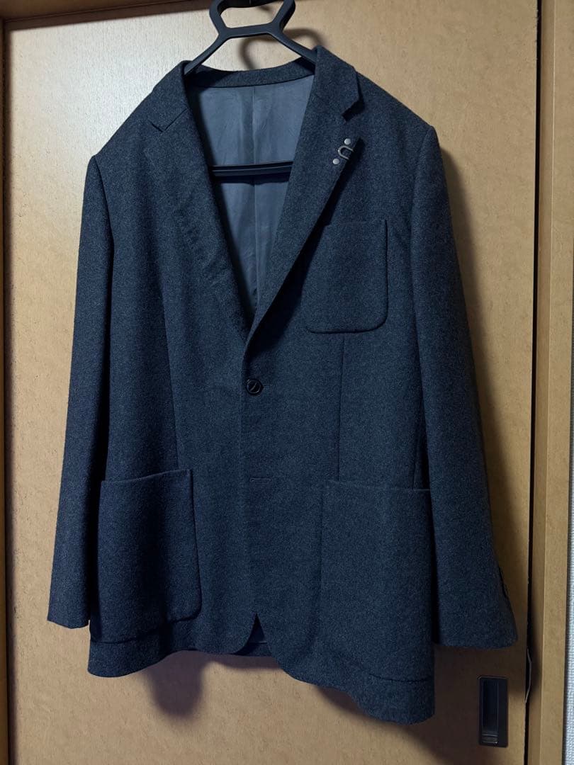 【Name.】チャコールグレーフランネルセットアップ